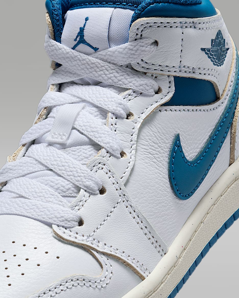 Jordan 1 Mid SE Younger Kids Shoes